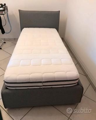 Letto singolo con contenitore