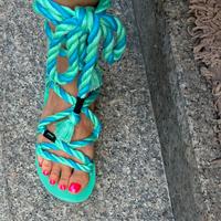 Scarpe corda infradito espadrillas 37 38 F**k top