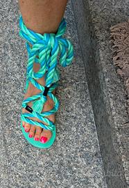 Scarpe corda infradito espadrillas 37 38 F**k top