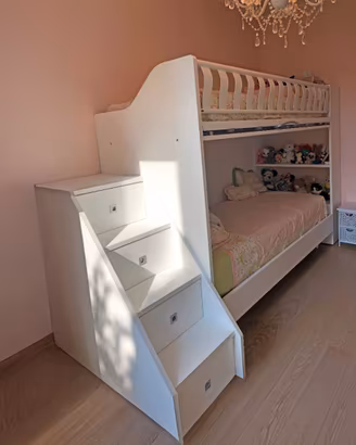 Letto a castello per cameretta Moretti Compact