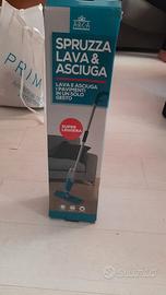 spruzza lava e asciuga