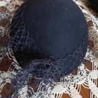 Cappello donna vintage con veletta 