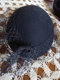 Cappello donna vintage con veletta 