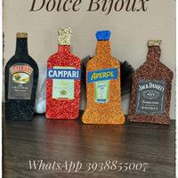 Segnaposto bomboniere calamite liquori compleanno