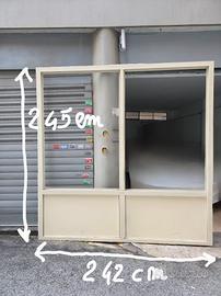 Vetrina Alluminio Bianca