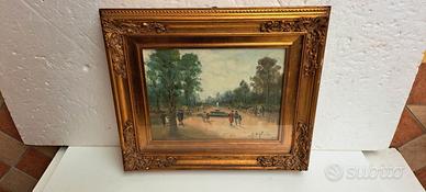 Antonio Migliardi Dipinto Olio su Tela/o Legno Qua