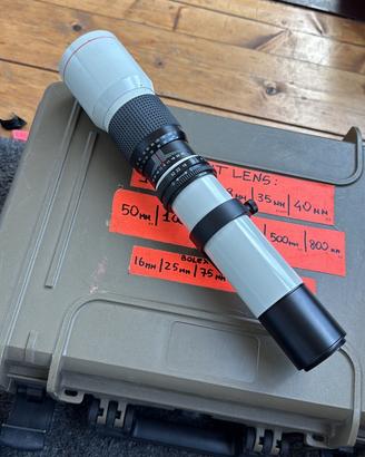 500mm lente fissa - superzoom