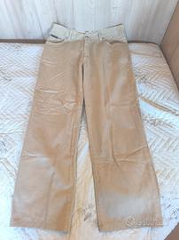 pantalone elegante beige uomo 
