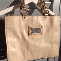 borsa Blumarine beige oro