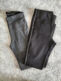 Set 2 Pantaloni leggins Zara taglia M