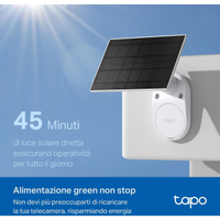 Videocamera Sorveglianza TAPO TC82 KIT Bat + Solar