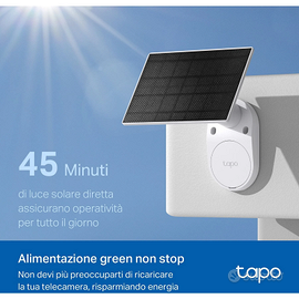 Videocamera Sorveglianza TAPO TC82 KIT Bat + Solar