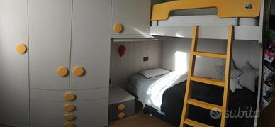 Cameretta a soppalco 2 letti e armadio – Bolgare