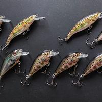 Lotto 9 Artificiali Minnows salmo Spinning