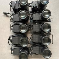 Pin Spot 4x10w rgbw