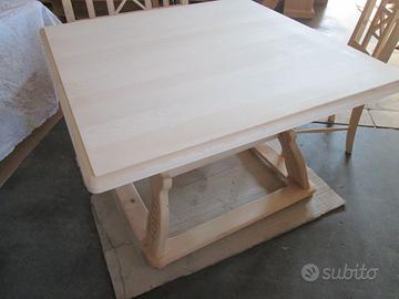 Tavolo  in abete  e acero