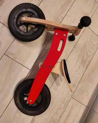 Balance bike - bici senza pedali bambini - legno