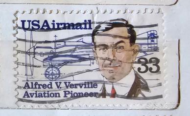 USA. Francobollo posta aerea del 1985 ca.