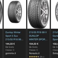 Dunlop Winter  Sport Suv 5 XL - 215/55r18 99v .