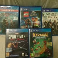 5 GIOCHI PS4 (prezzi in descrizione)