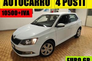 SKODA Fabia AUTOCARRO 4 POSTI EURO 6B VAN-N1