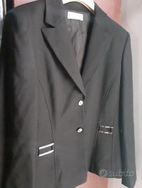 tailleur pantalone donna nero marly's 