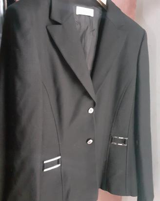 tailleur pantalone donna nero marly's 