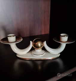 Candelabro in porcellana di Bavaria anni 60