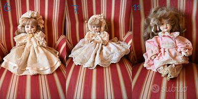 BAMBOLE IN PORCELLANA Nove di Bassano d.G.