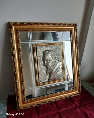 Quadro con immagini di Padre Pio