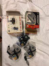 Consolle Nintendo 64 con giochi