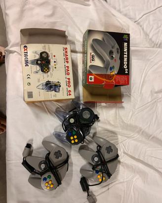 Consolle Nintendo 64 con giochi