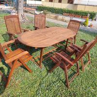 tavolo in legno da giardino 