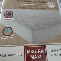 Coprimaterasso Matrimoniale Sanitario Antiacaro 