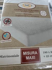 Coprimaterasso Matrimoniale Sanitario Antiacaro 