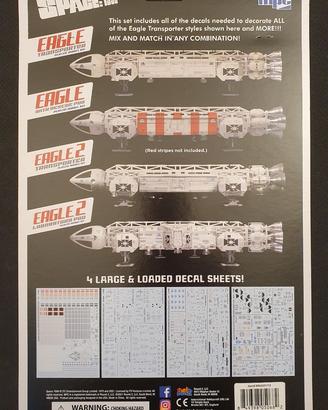 Set Completo Decals 1:48 Spazio 1999 EAGLE MKA051