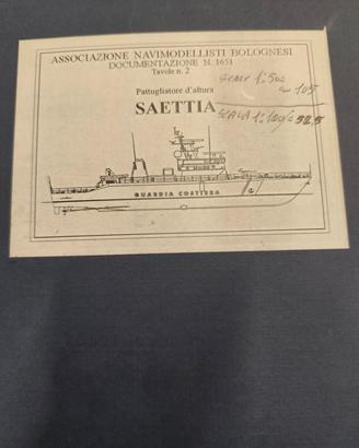 piani di costruzione Pattugliatore SAETTA