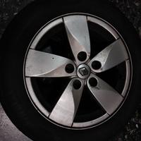 4 cerchi lega origin. + pneum. Renault Megane 2009