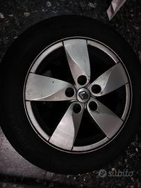 4 cerchi lega origin. + pneum. Renault Megane 2009