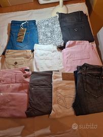 Lotto 10 pantaloni donna