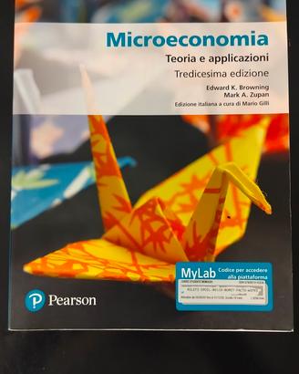 Microeconomia Teoria e applicazioni + Esercizi