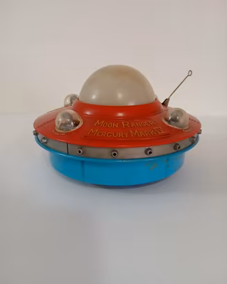 Disco volante Moon Ranger Mercury cm. 20, no latta
