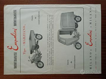 EMPOLINI  Marziano moto furgoncino – volantino