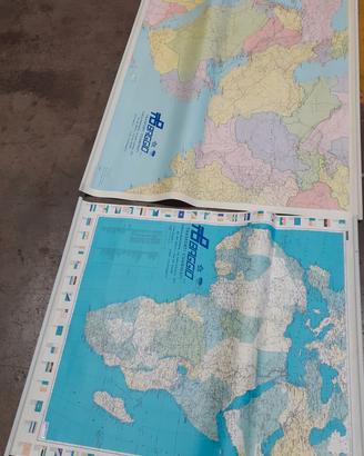 carte geografiche da parete