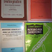 7 metodi sax, tromba, piano, trombone, chitarra