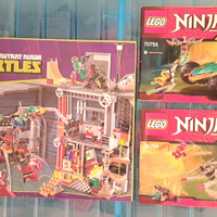 Costruzioni Lego Turtles e Ninjago