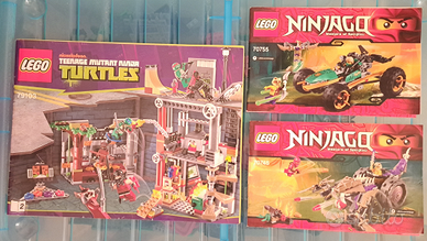 Costruzioni Lego Turtles e Ninjago