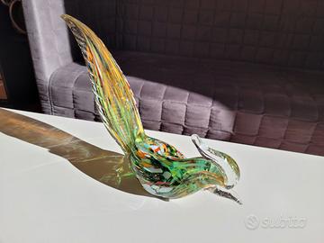 Fagiano in vetro di Murano