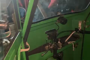 Motocarro Bertacchini restaurato pezzi originali