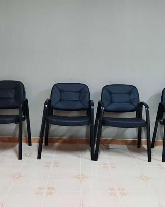 Stock Sedie ecopelle per ufficio e sale d'attesa